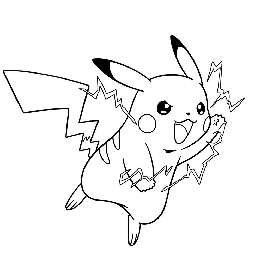 Action Packed Pikachu