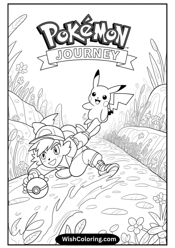 Ash and Pikachu adventure