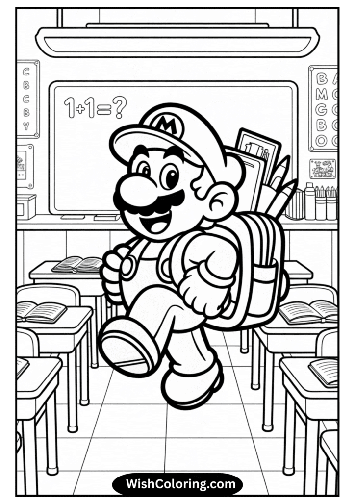 Mario Back to School