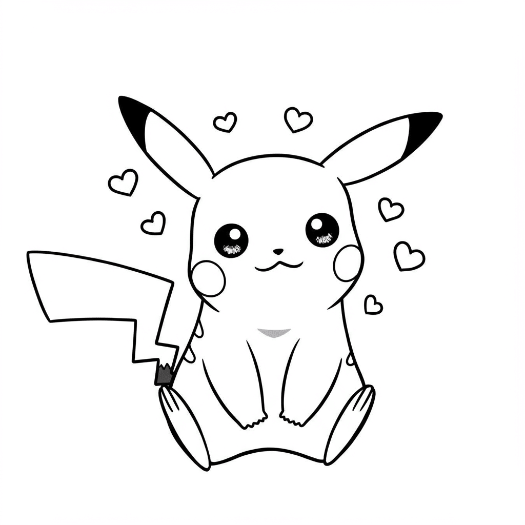 Pikachu Cute and Curious
