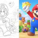 Mario coloring pages