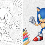 Sonic Coloring Pages