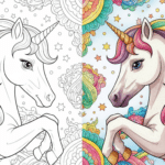 Unicorn Coloring Pages