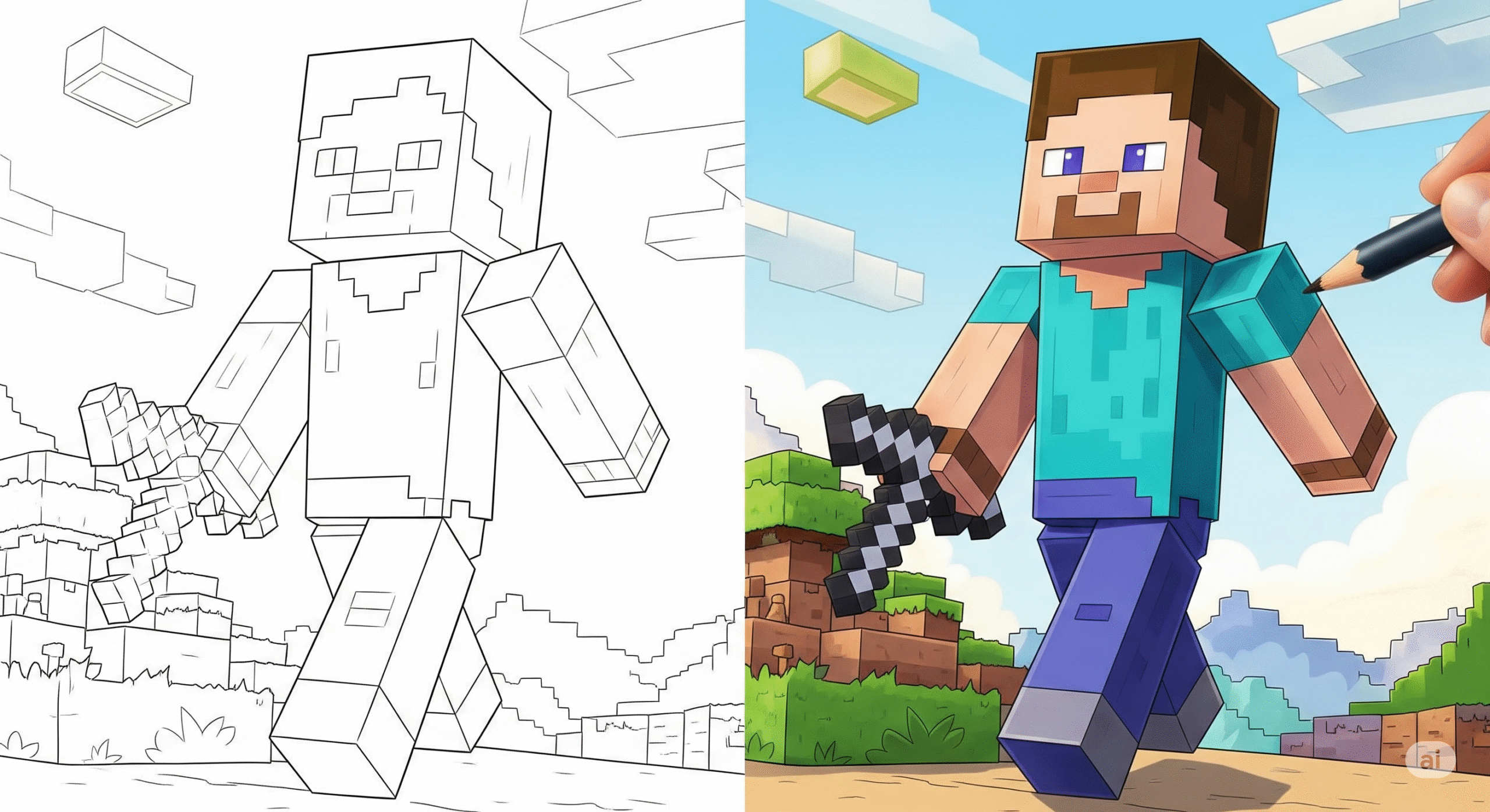 Minecraft Coloring Pages