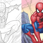 SpiderMan coloring pages