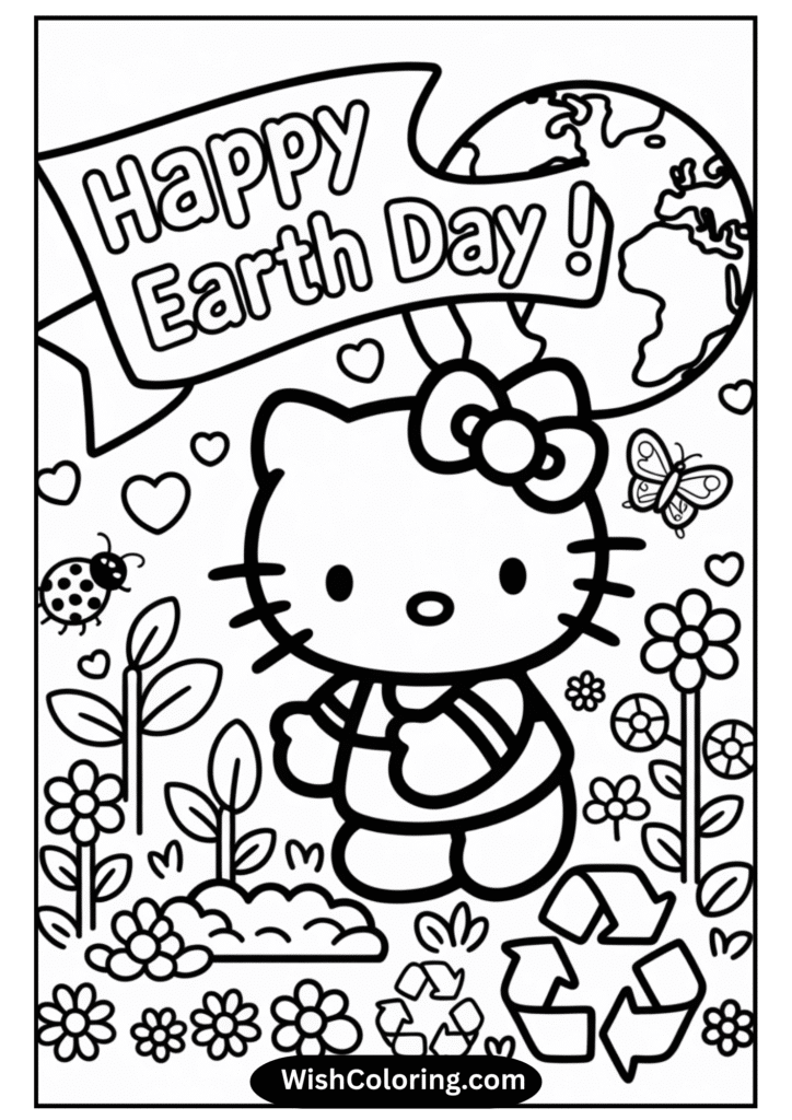 Hello Kitty Earth Day
