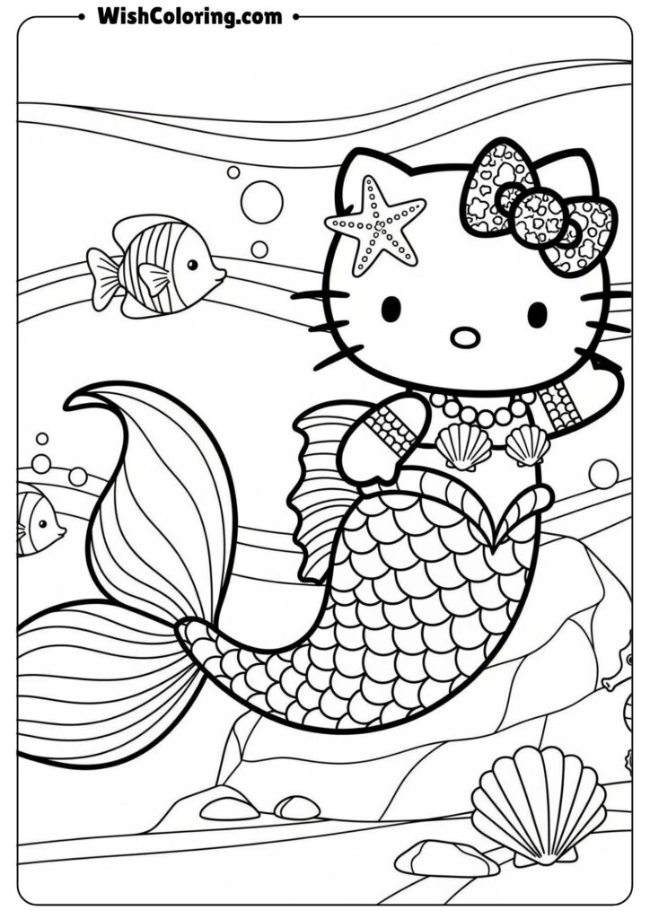 Hello Kitty Mermaid with Tail
