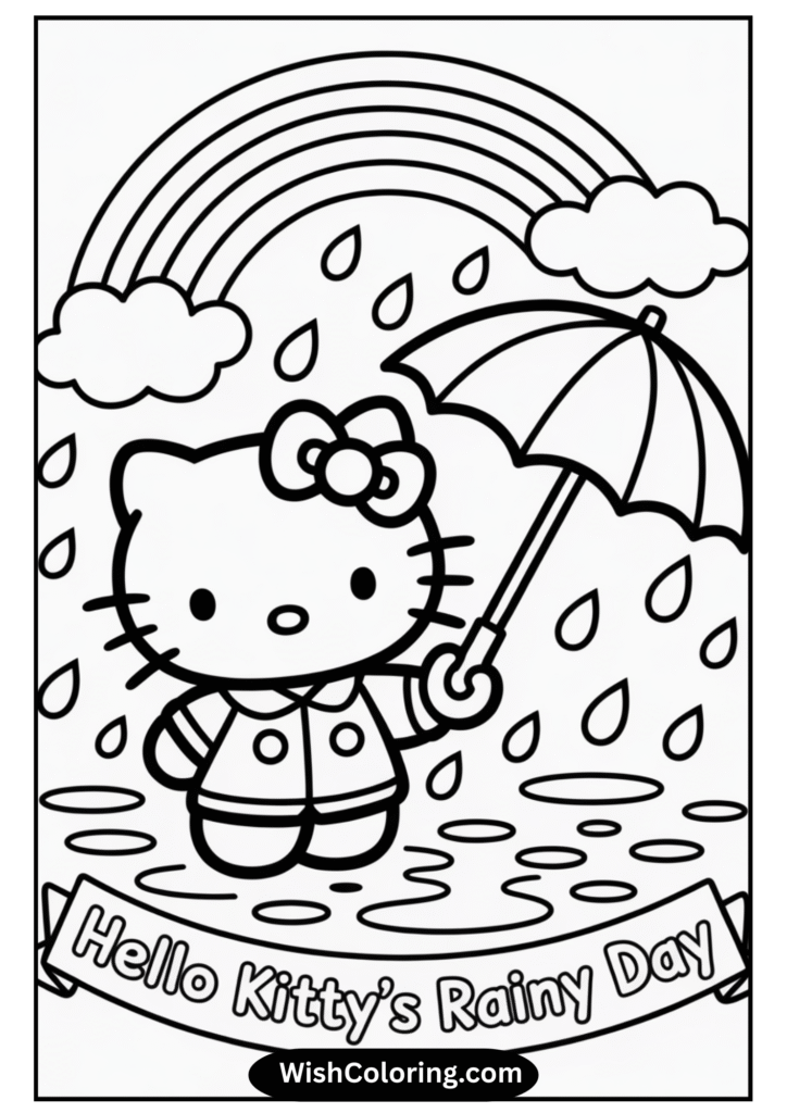 Hello Kitty Rainy Day
