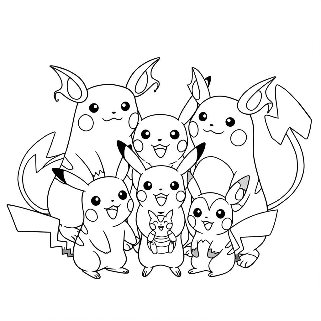 Pikachu Family