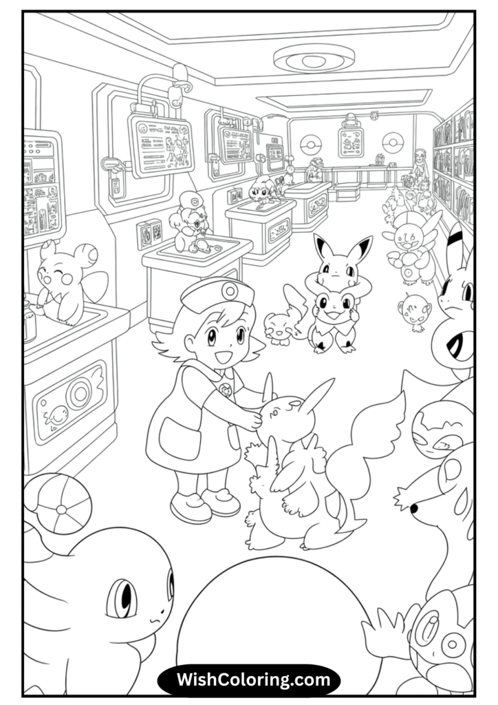 Pokemon Center healing