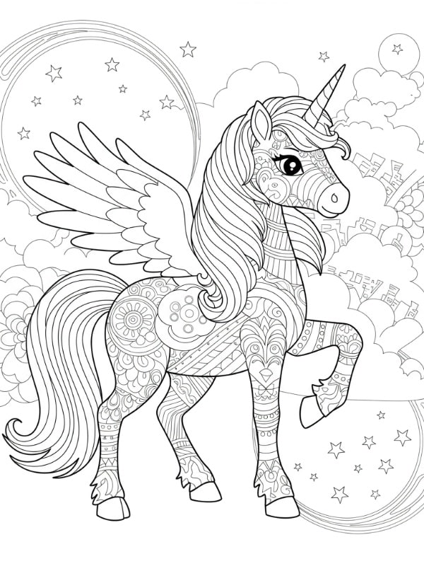 Pop Art Unicorn