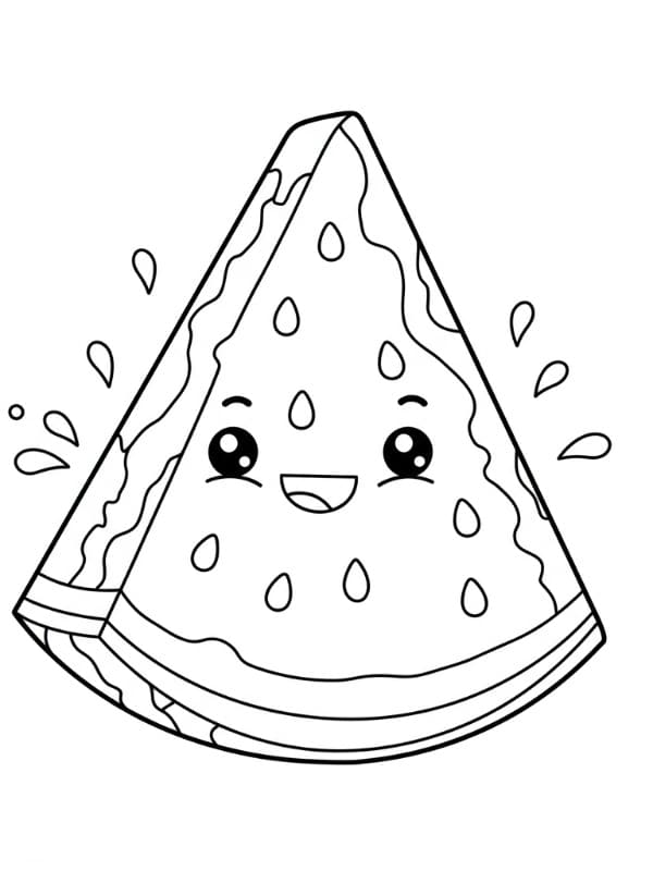 Smiling Watermelon Slice