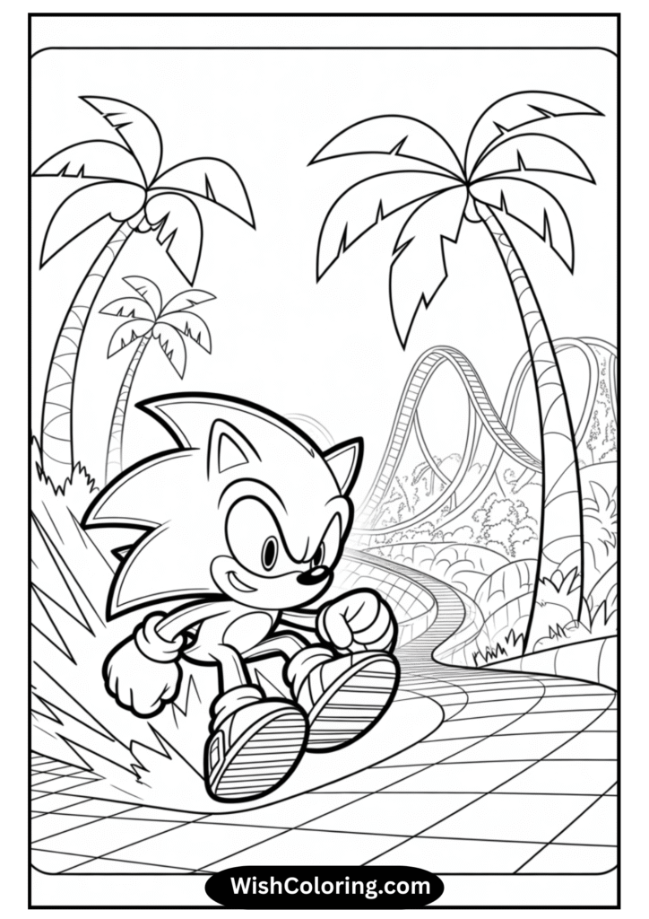 Sonic in Green Hill Zone