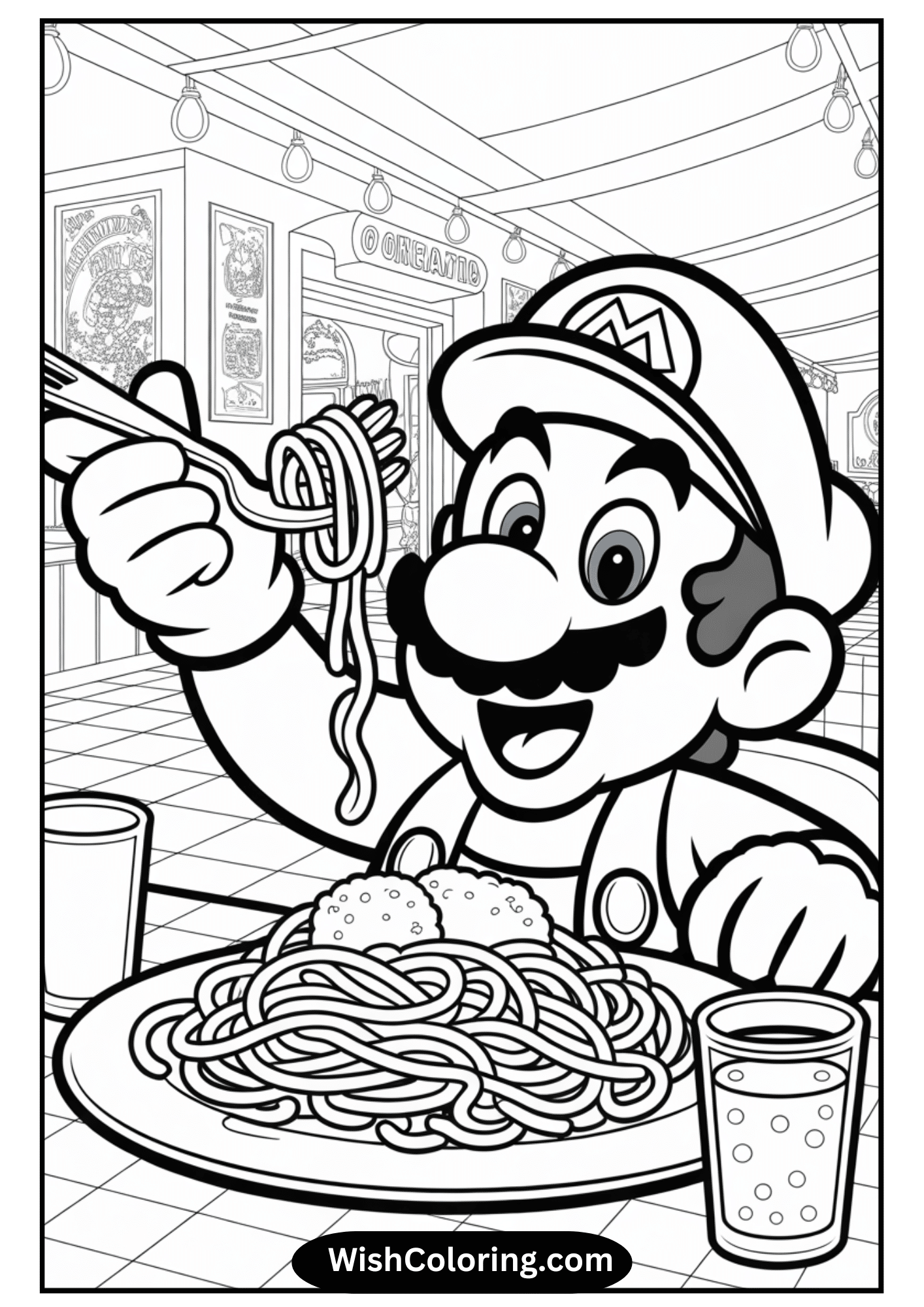 Mario Spaghetti Dinner