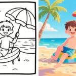 Summer Coloring Pages