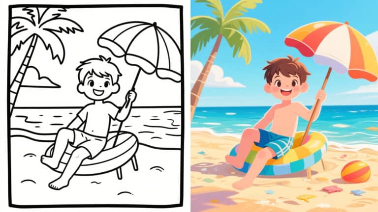 Summer Coloring Pages