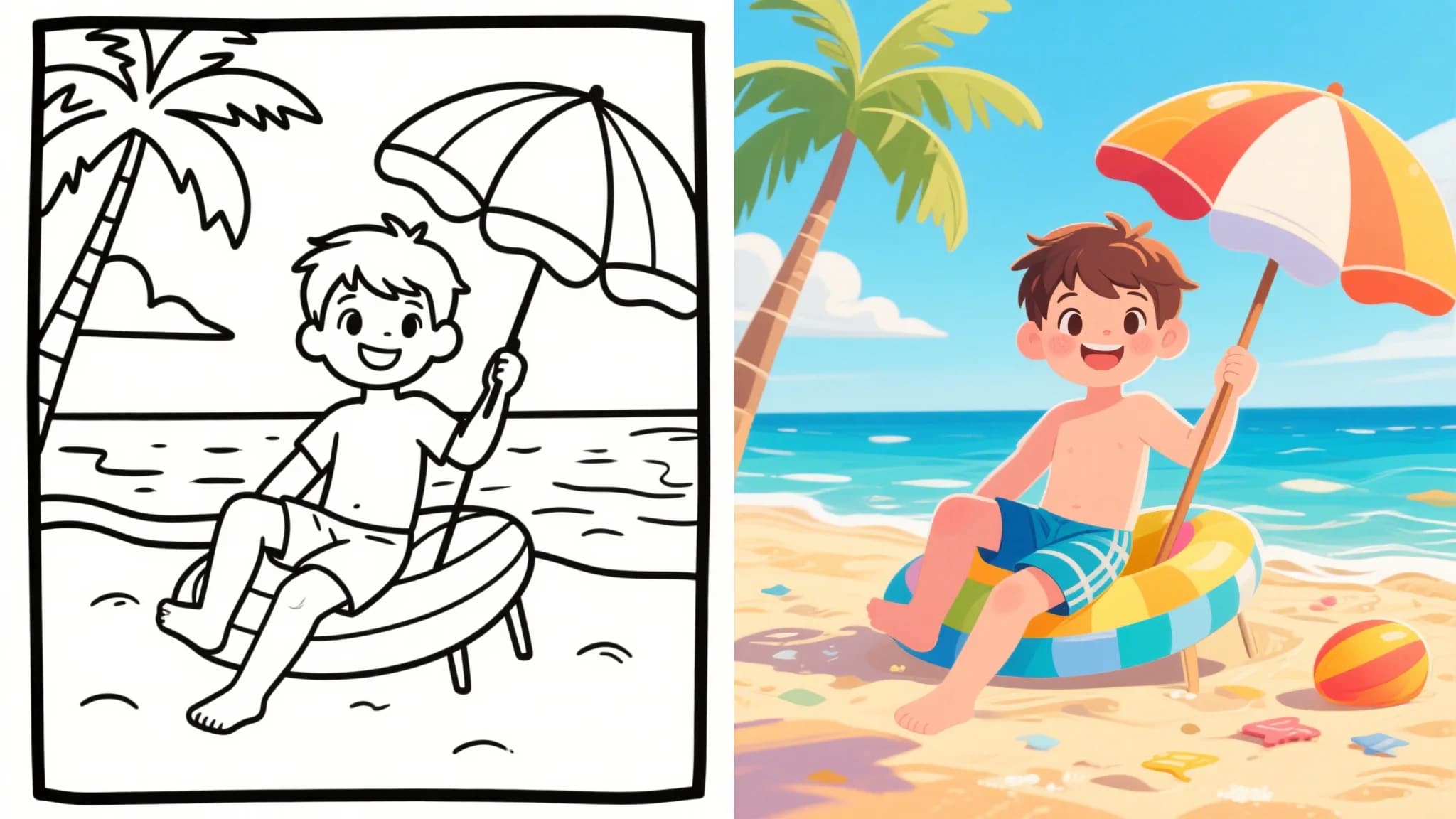 Summer Coloring Pages