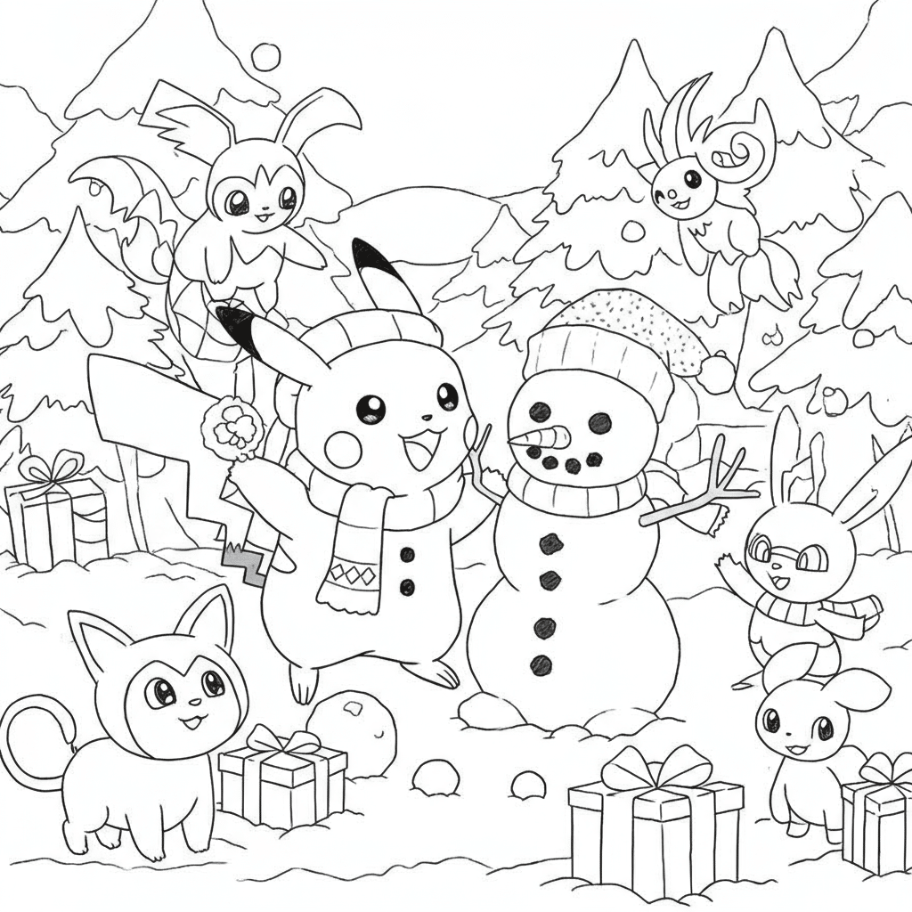 Winter Wonderland Pikachu