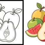 Fruit Coloring Pages